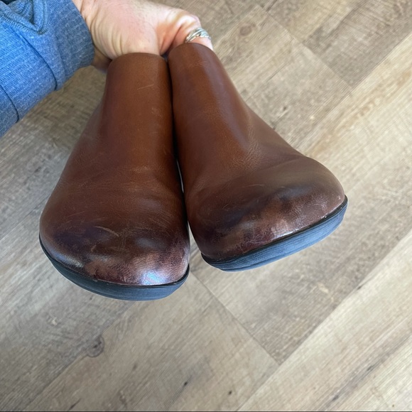 Dansko Brown Burnished Raina Leather Bootie - Picture 10 of 10